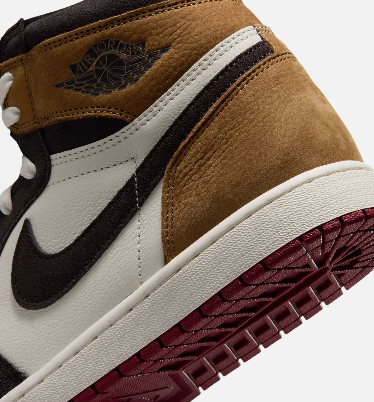 Air Jordan 1 Retro High OG Love Letter Men's Shoe - Shadow Brown/Team Red/Light British Tan