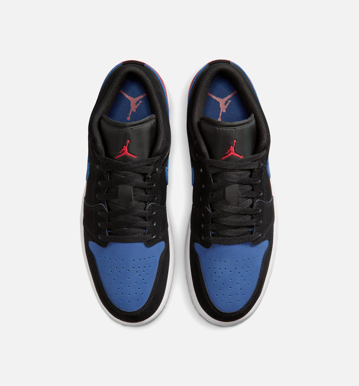 Air Jordan 1 Low Men's Shoe - Black/Summit White/True Blue/Varsity Red