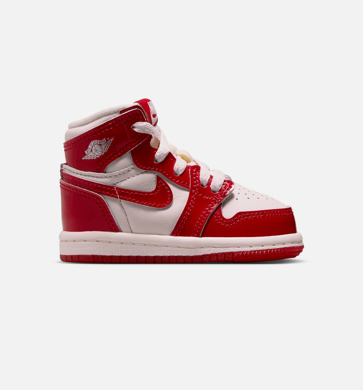 Air Jordan 1 Retro High OG Nails & Grails Infant/Toddler Shoe - University Red/Metallic Silver