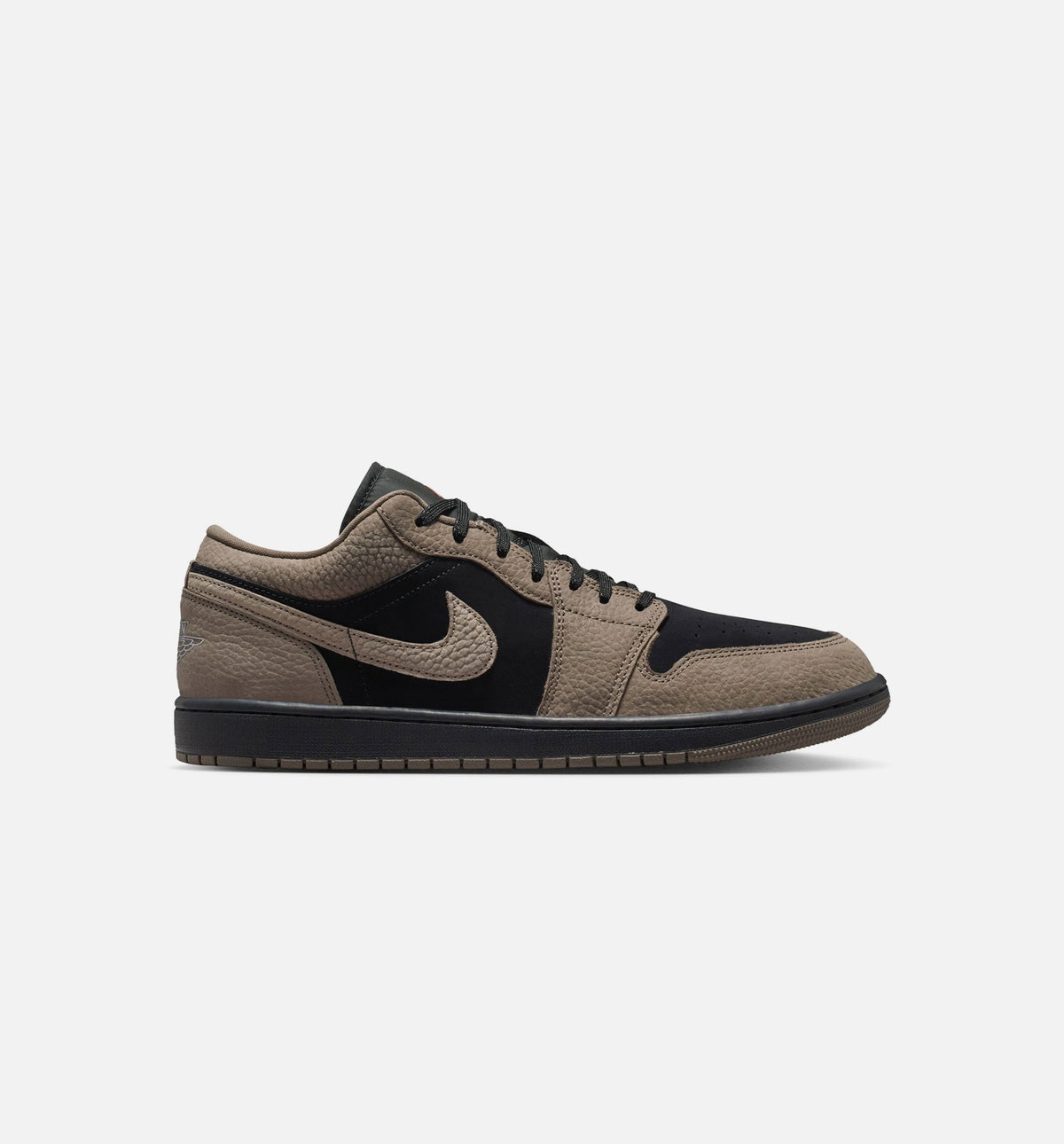 Air Jordan 1 Low SE Men's Shoe - Black/Olive Grey/Light Wild Mango
