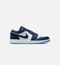 Air Jordan 1 Low Men's Shoe - Midnight Navy/University Blue/White