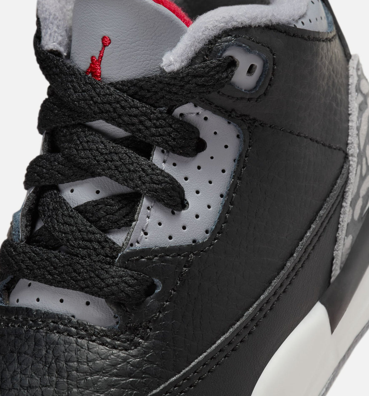 Air Jordan 3 Retro Black Cement Infant/Toddler Shoe - Black/Fire Red/Cement Grey/Summit White