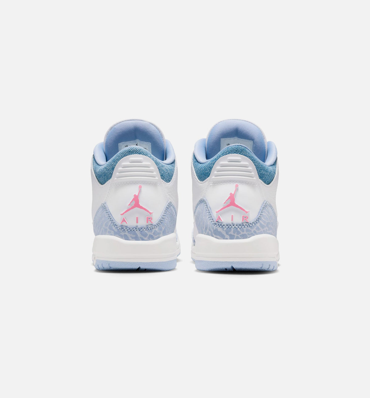 Air Jordan 3 Retro Cobalt Bliss Grade School Shoe - White/Cobalt Bliss/Football Grey/Pink Glow