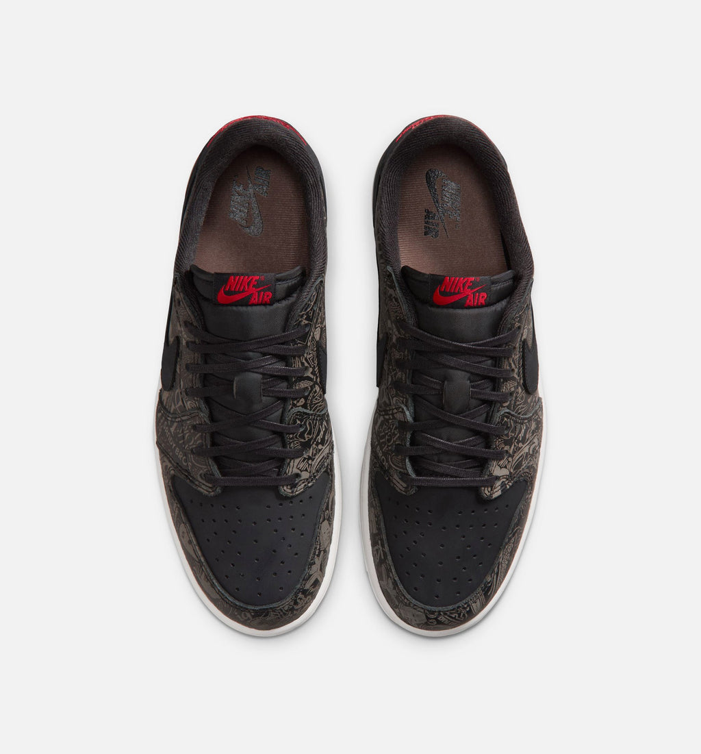 Air Jordan 1 Retro Low OG Laser Men's Shoe - Black/Varsity Red/Summit White