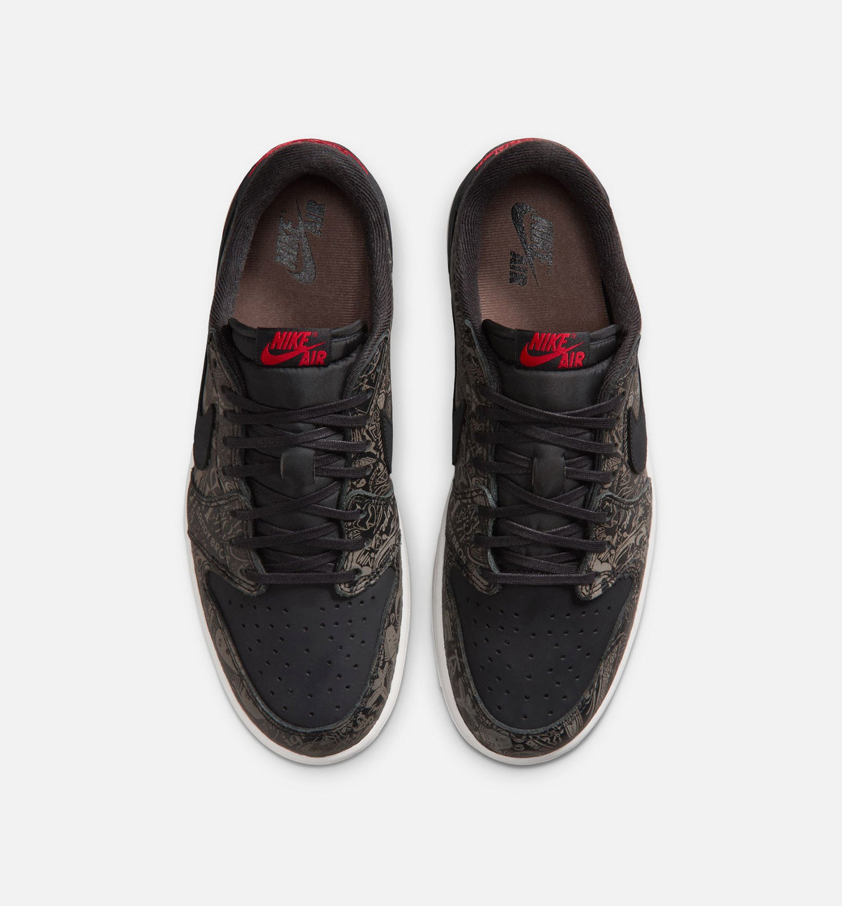 Air Jordan 1 Retro Low OG Laser Men's Shoe - Black/Varsity Red/Summit White
