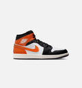 Air Jordan 1 Mid Men's Shoe - Starfish/White/Sail/Black