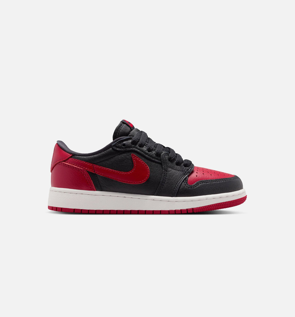 Air Jordan 1 Retro Low OG Banned Grade School Shoe - Black/Varsity Red/Summit White