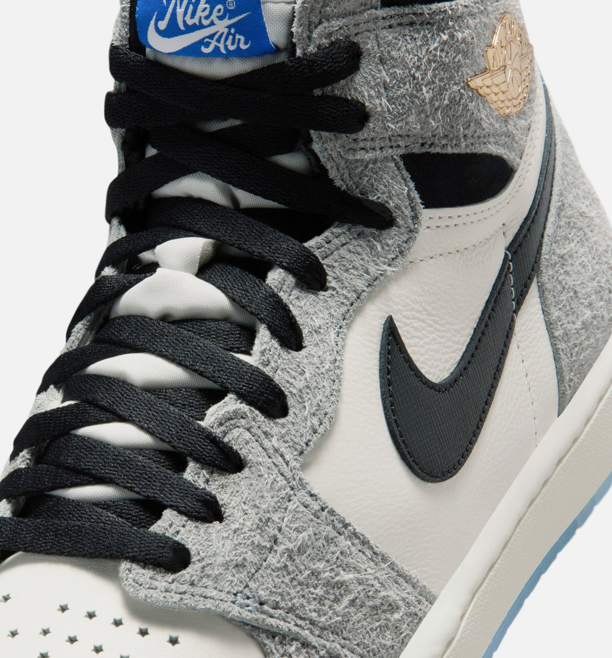 Air Jordan 1 Retro High OG Men's Shoe - Cool Grey/Black/Sail/Game Royal/White