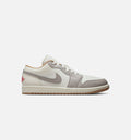 Air Jordan 1 Low Men's Shoe - Sail/Fire Red/College Grey/Hemp