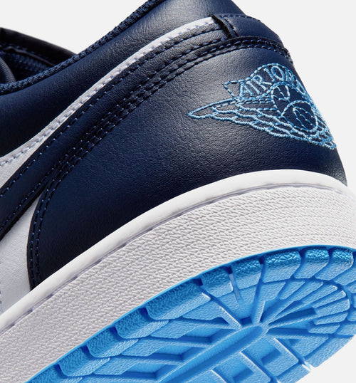 Air Jordan 1 Low Men's Shoe - Midnight Navy/University Blue/White