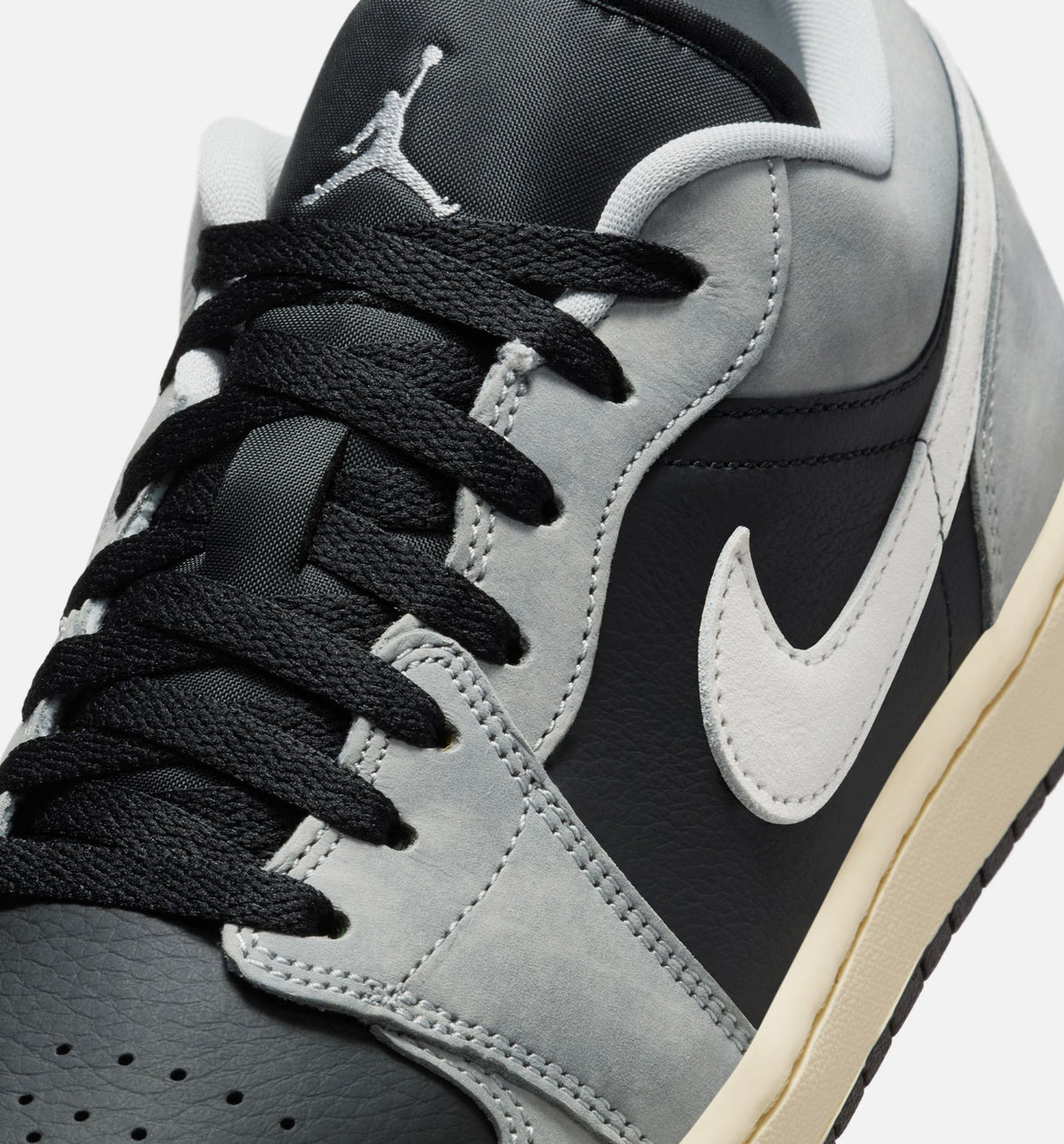 Air Jordan 1 Low SE Men's Shoe - Light Smoke Grey/White/Off Noir