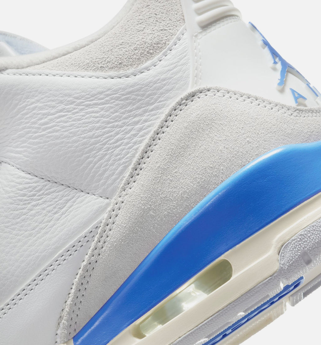 Air Jordan 3 Retro Lucky Shorts Men's Shoe - Summit White/Hydrogen Blue/Legend Blue
