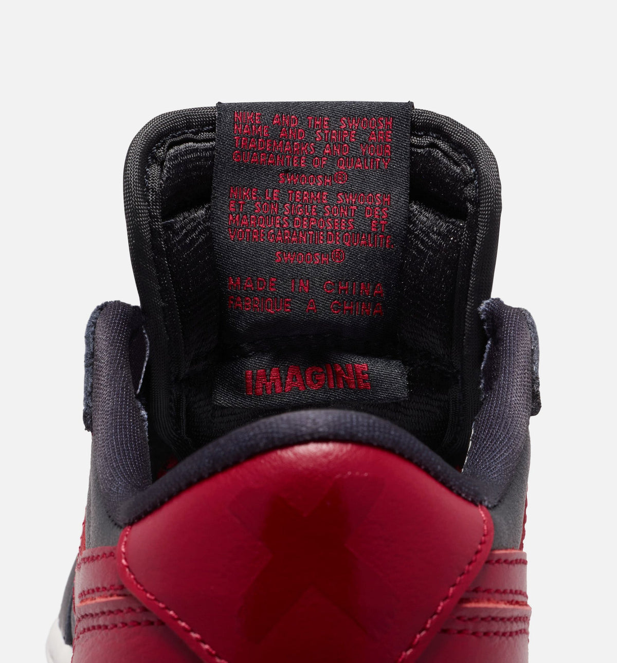 Air Jordan 1 Retro Low OG Banned Grade School Shoe - Black/Varsity Red/Summit White