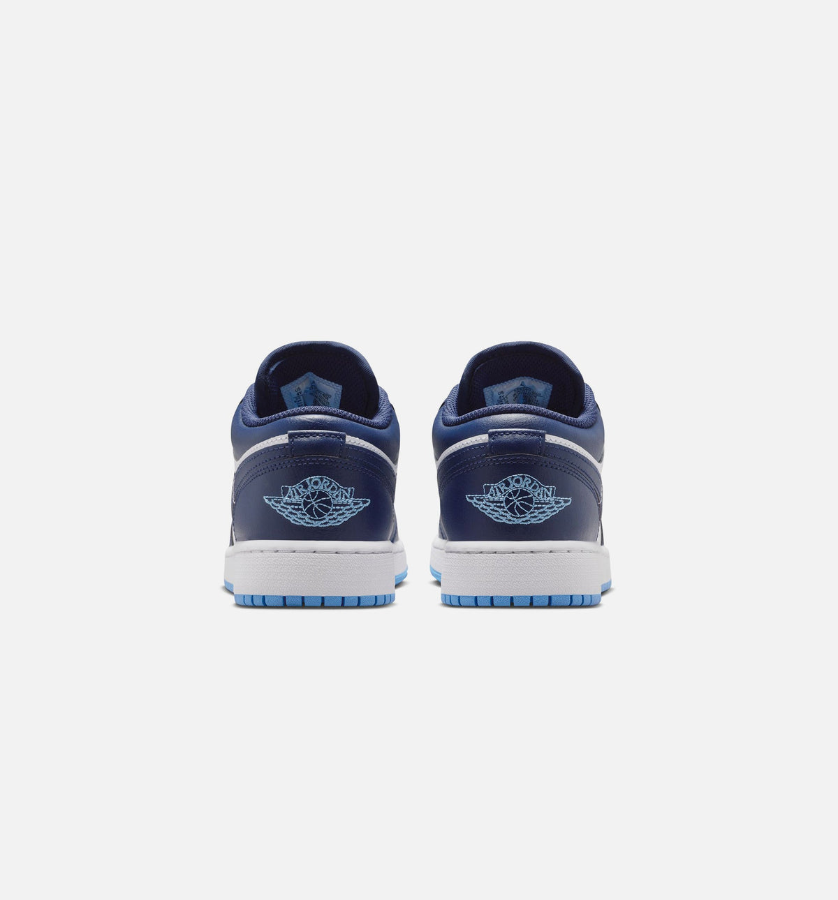 Air Jordan 1 Low Grade School Shoe - Midnight Navy/University Blue/White