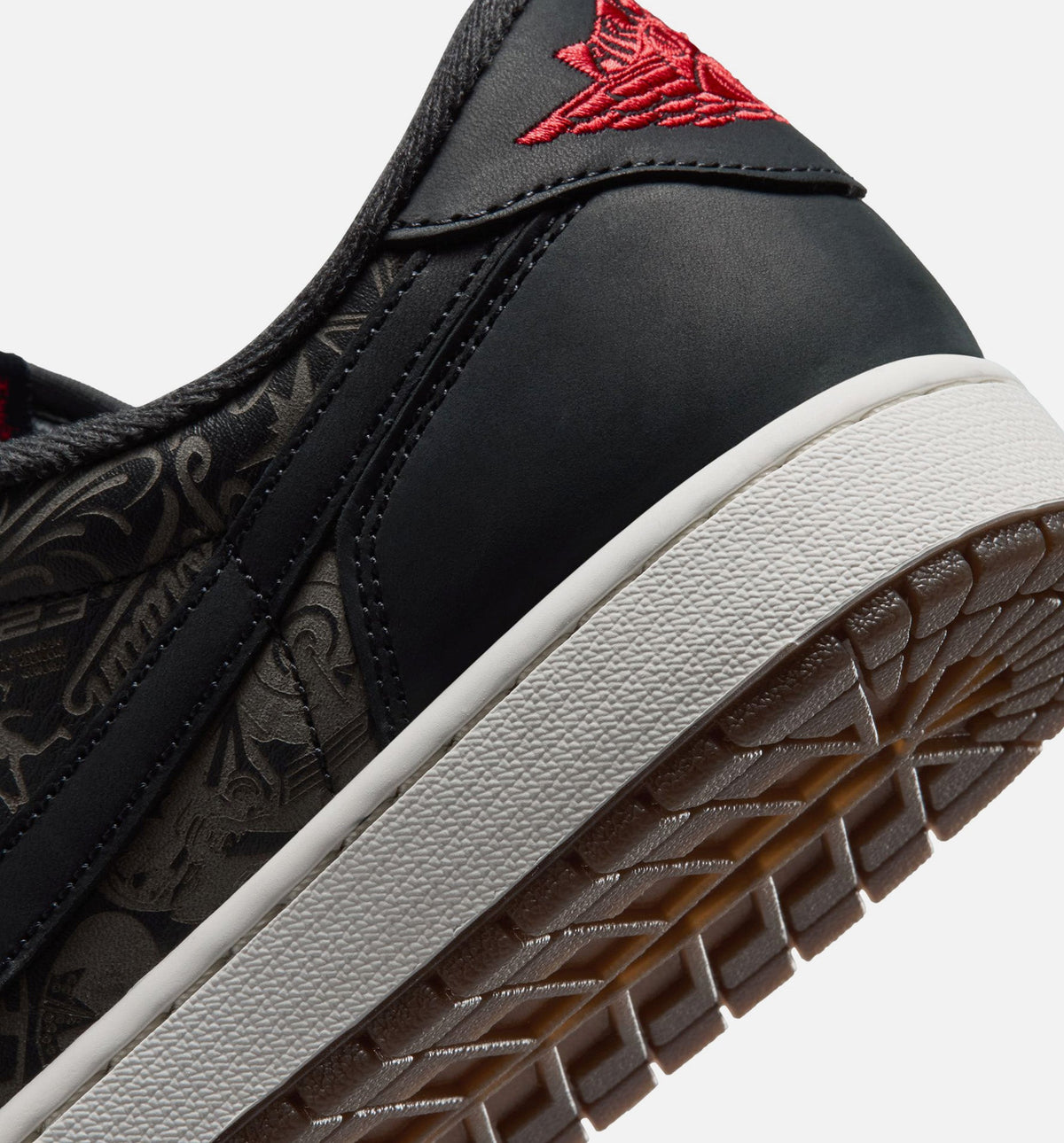 Air Jordan 1 Retro Low OG Laser Men's Shoe - Black/Varsity Red/Summit White