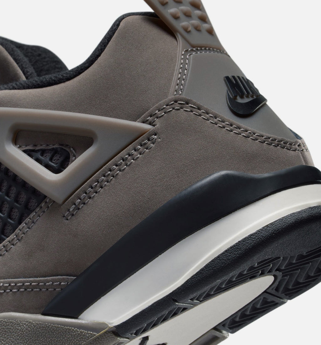 Air Jordan 4 Retro Cave Stone and Black Preschool Lifestyle Shoe - Cave Stone/Black/Moon Particle