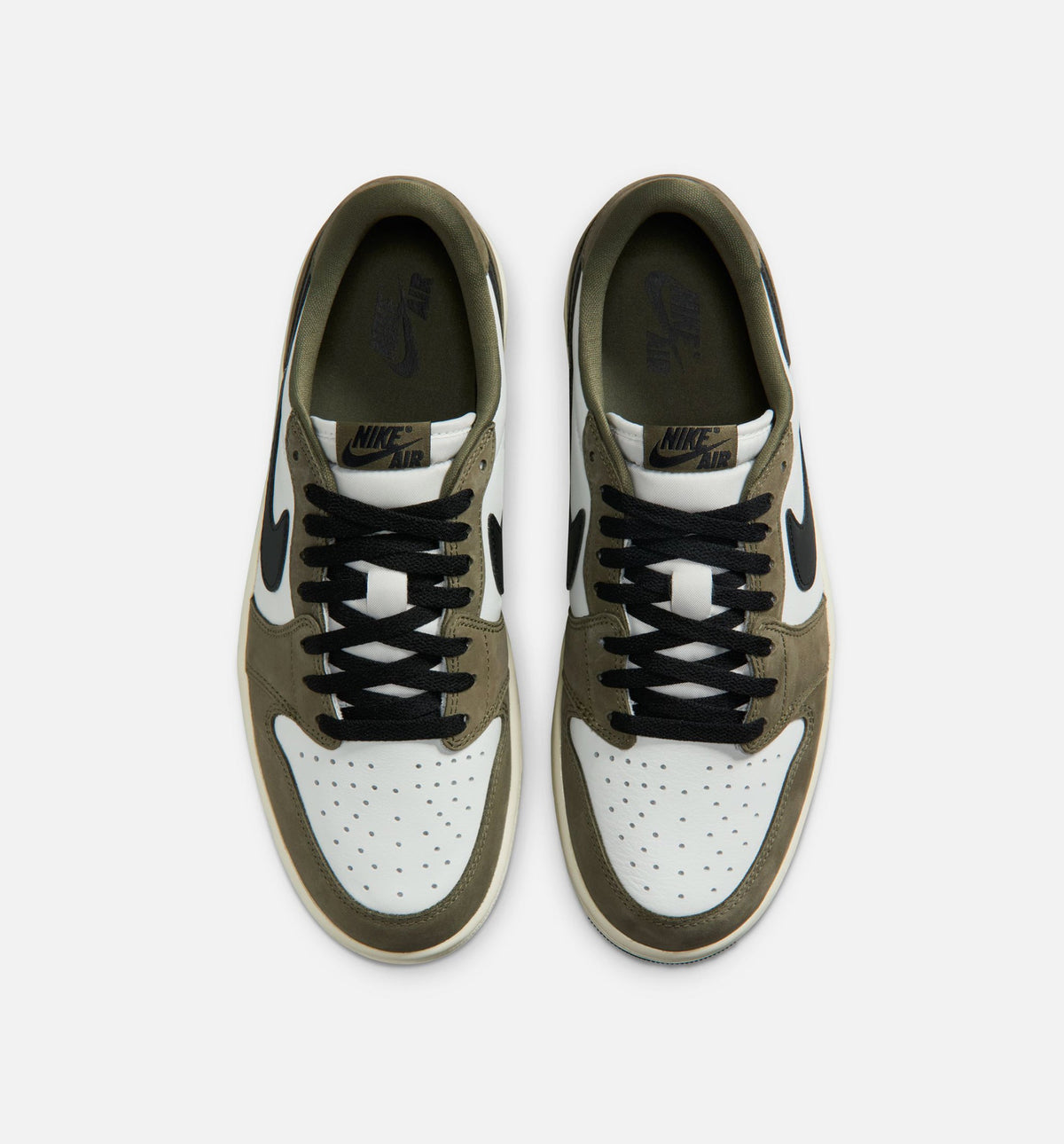 Air Jordan 1 Low OG Men's Shoe - Medium Olive/Black/Summit White/Sail