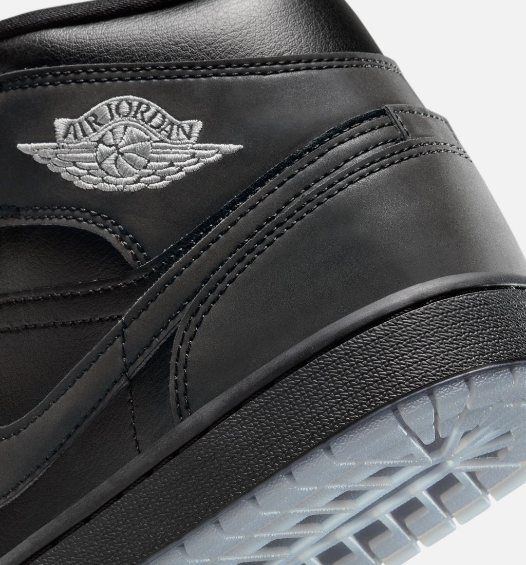 Air Jordan 1 Mid SE Men's Shoe - Black/Grey