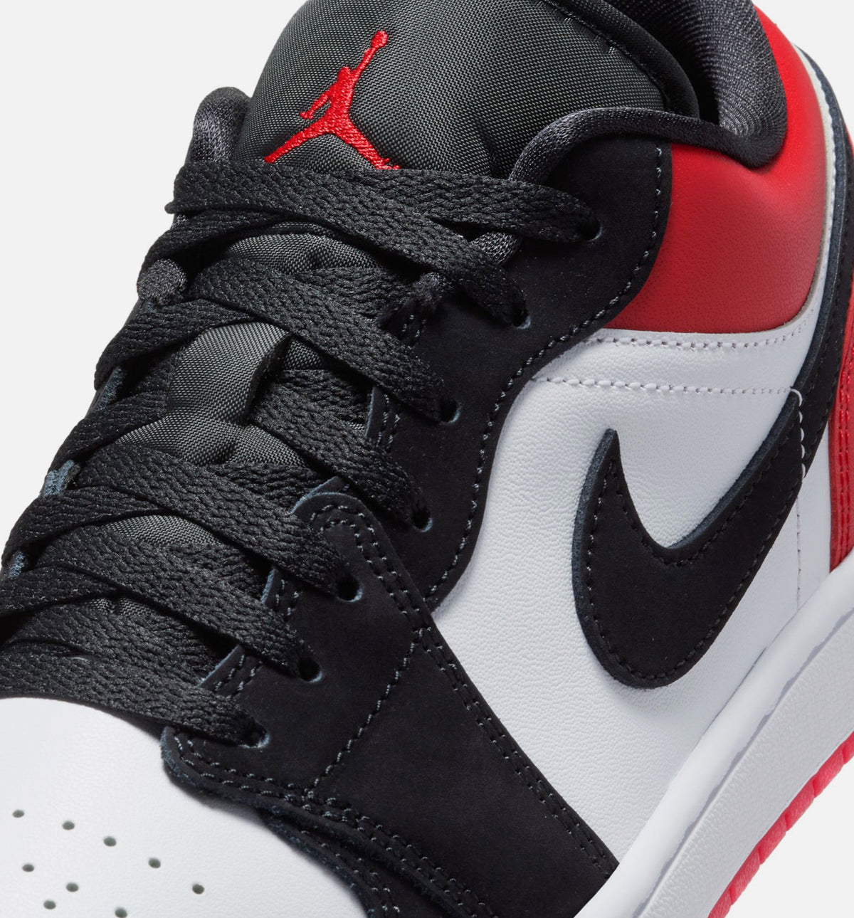 Air Jordan 1 Low SE Men's Shoe - White/Varsity Red/Black