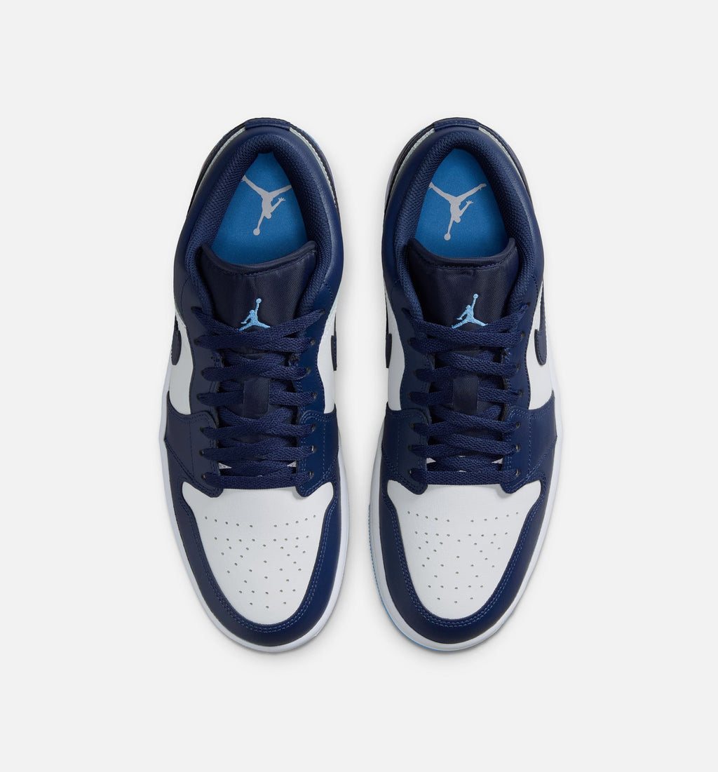 Air Jordan 1 Low Men's Shoe - Midnight Navy/University Blue/White