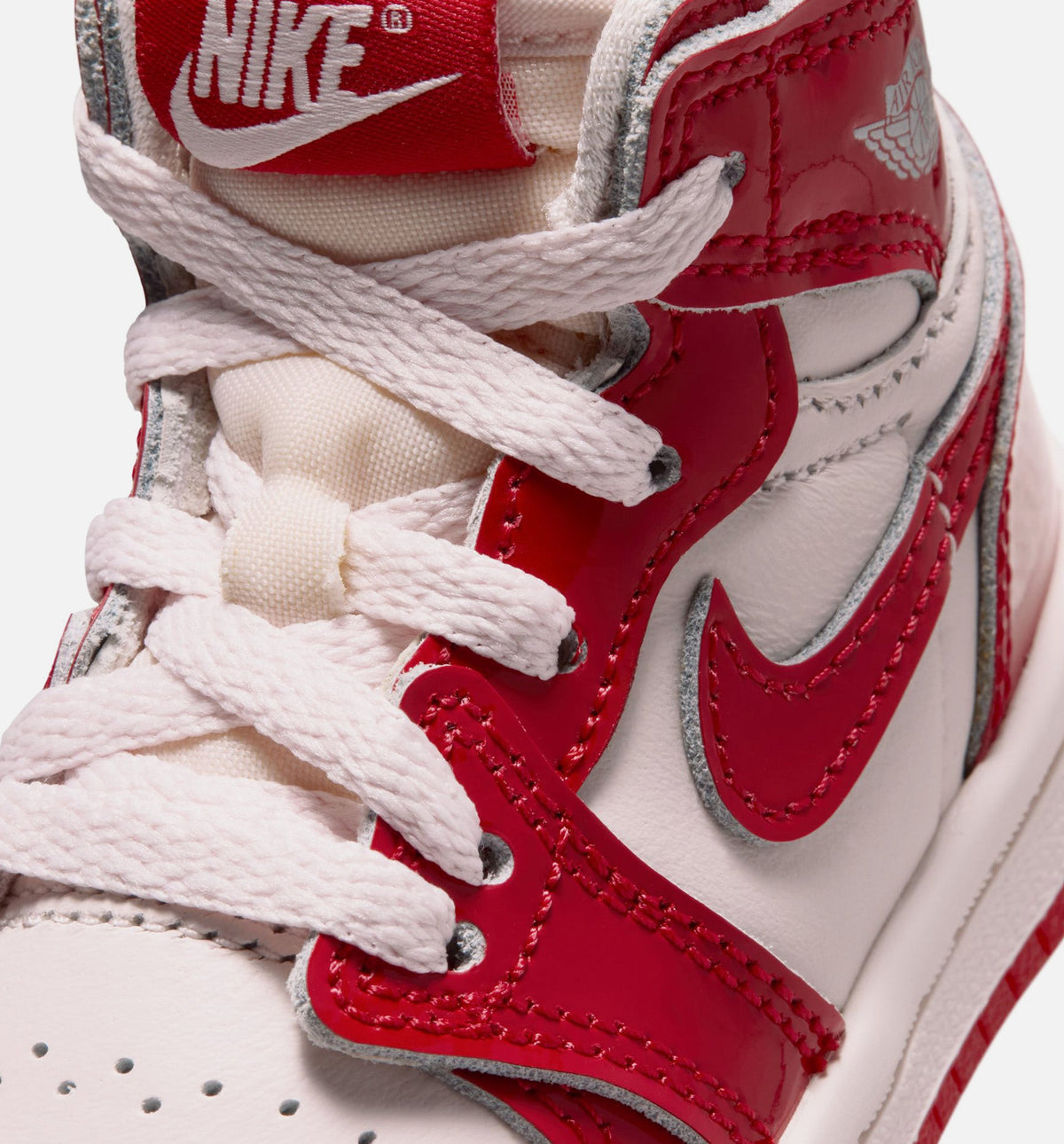 Air Jordan 1 Retro High OG Nails & Grails Infant/Toddler Shoe - University Red/Metallic Silver
