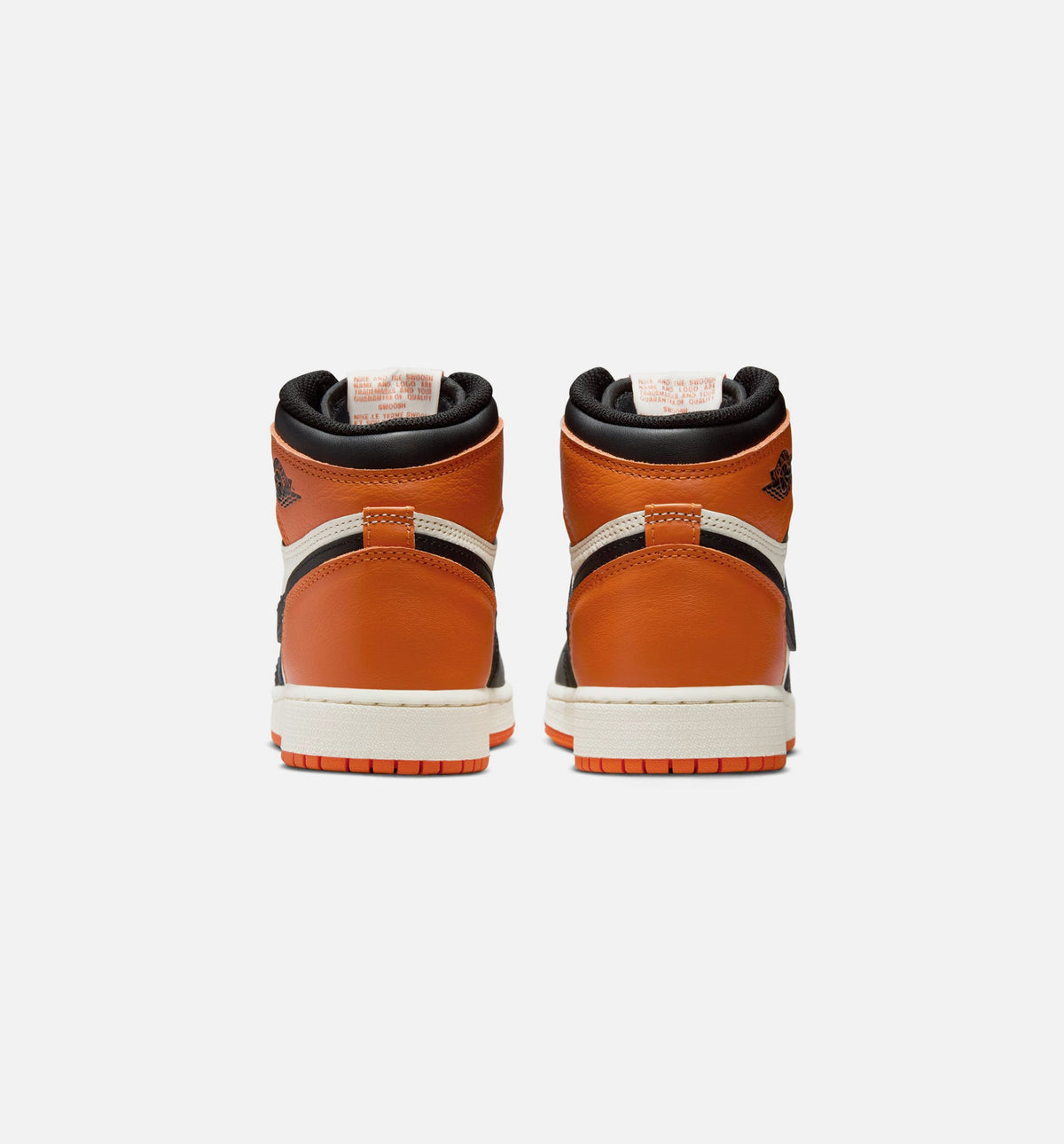 Air Jordan 1 Retro High OG Shattered Backboard Grade School Shoe - Black/Sail/Starfish