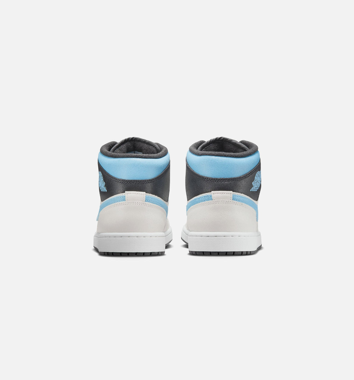 Air Jordan 1 Mid SE Men's Shoe - Summit White/Blue Chill/Black