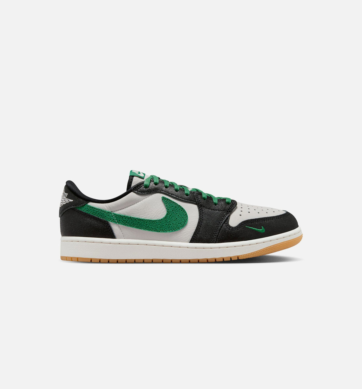 Air Jordan 1 Retro Low OG Men's Shoe - Phantom/Pine Green/Black