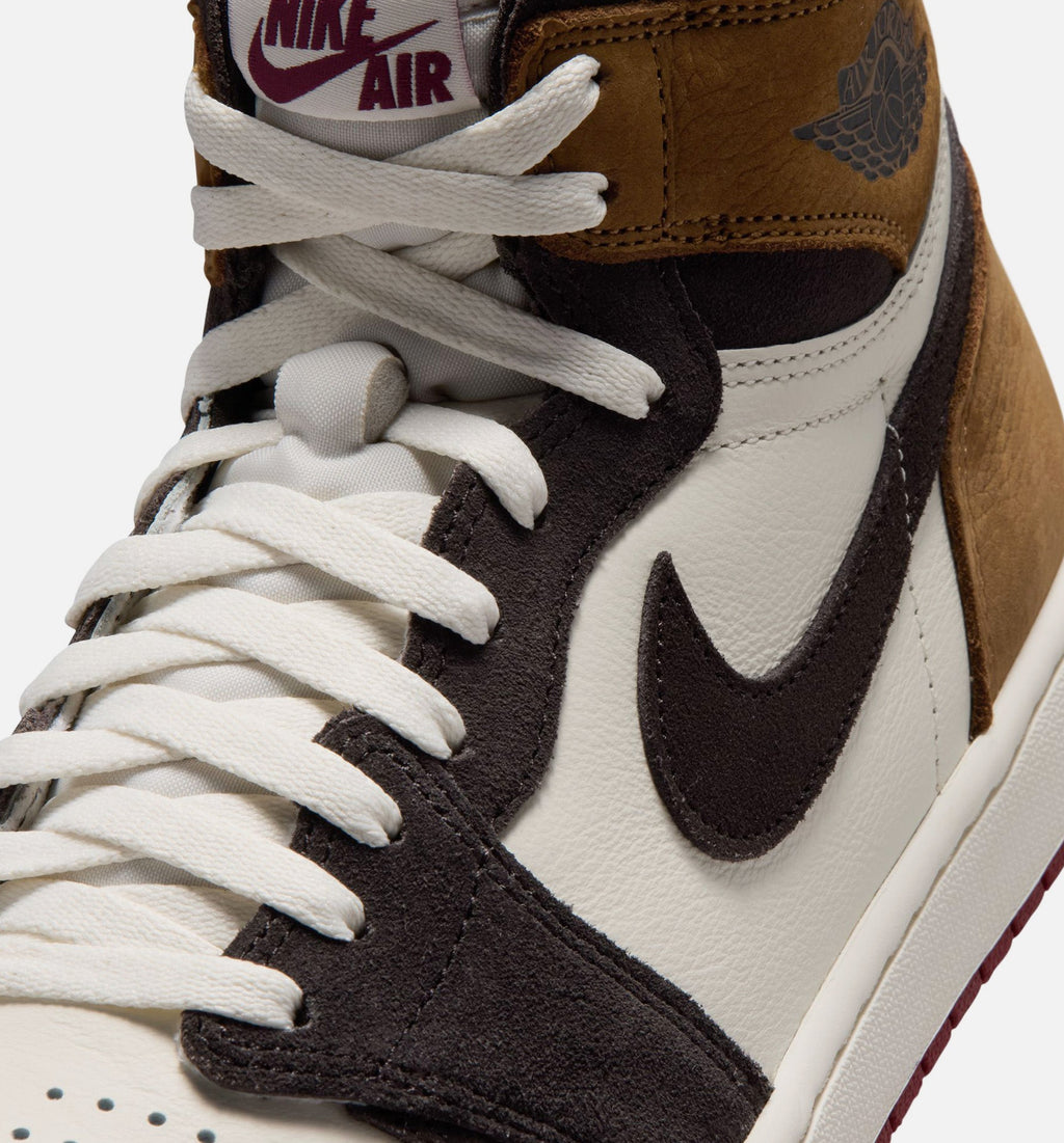 Air Jordan 1 Retro High OG Love Letter Men's Shoe - Shadow Brown/Team Red/Light British Tan