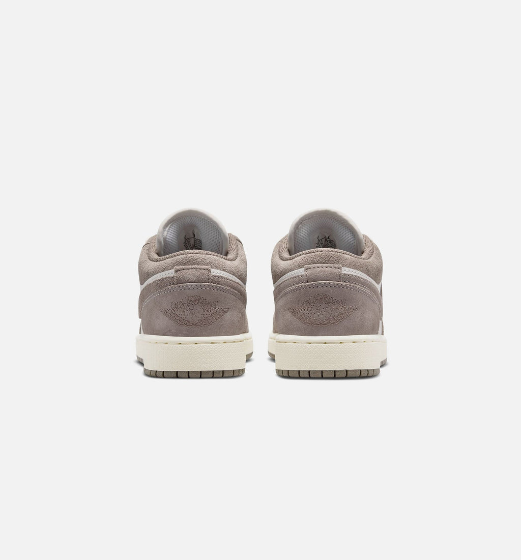 Air Jordan 1 Low Grade School Shoe - Olive Grey/Enigma Stone/Summit White