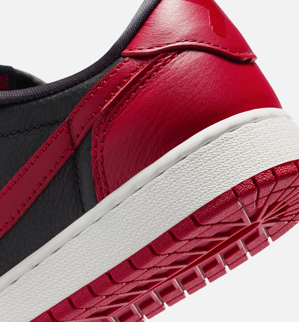Air Jordan 1 Retro Low OG Banned Grade School Shoe - Black/Varsity Red/Summit White
