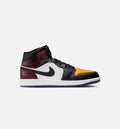 Air Jordan 1 Mid SE Men's Shoe - True Red/White/Court Purple/Black
