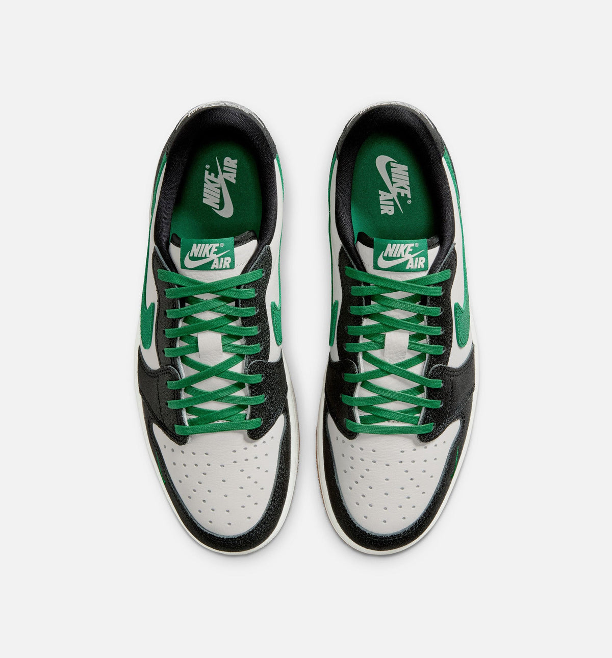 Air Jordan 1 Retro Low OG Men's Shoe - Phantom/Pine Green/Black