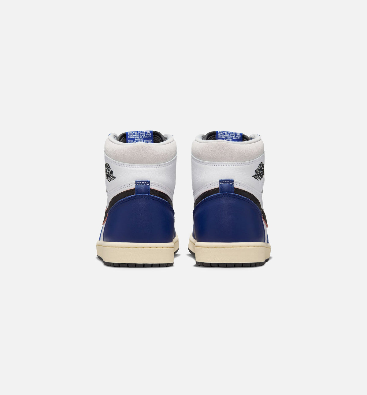 Air Jordan 1 Retro High OG Rare Air Men's Shoe - White/Black/Neutral Grey/Deep Royal Blue