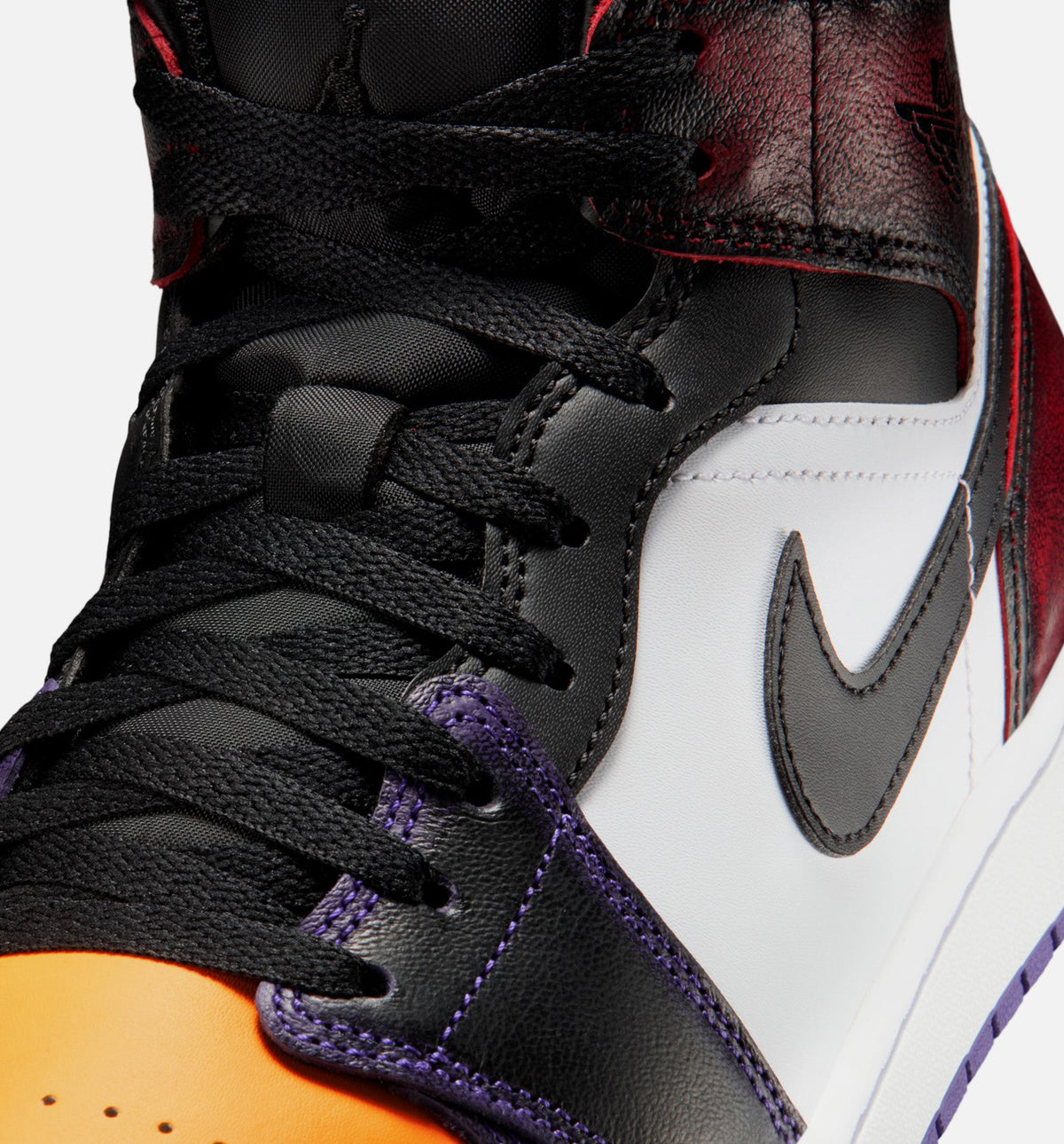 Air Jordan 1 Mid SE Men's Shoe - True Red/White/Court Purple/Black