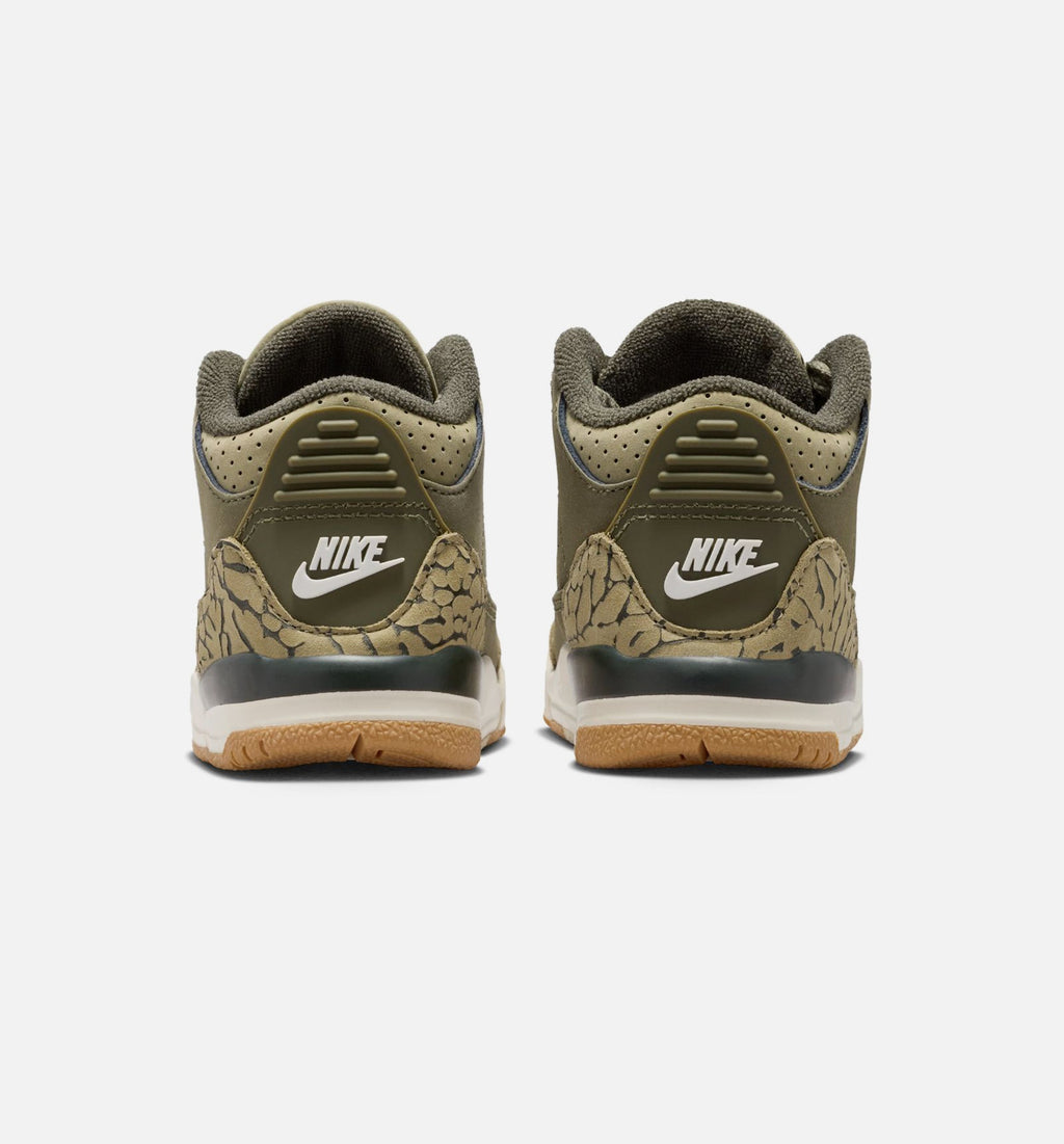 Air Jordan 3 Retro Medium Olive Infant/Toddler Shoe - Medium Olive/Sequoia/Neutral Olive/Sail
