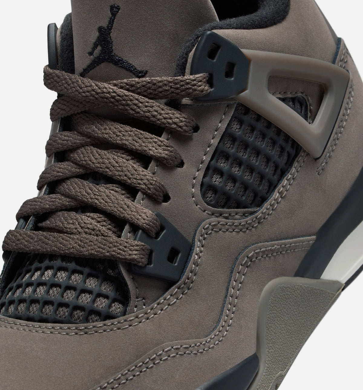 Air Jordan 4 Retro Cave Stone and Black Preschool Lifestyle Shoe - Cave Stone/Black/Moon Particle