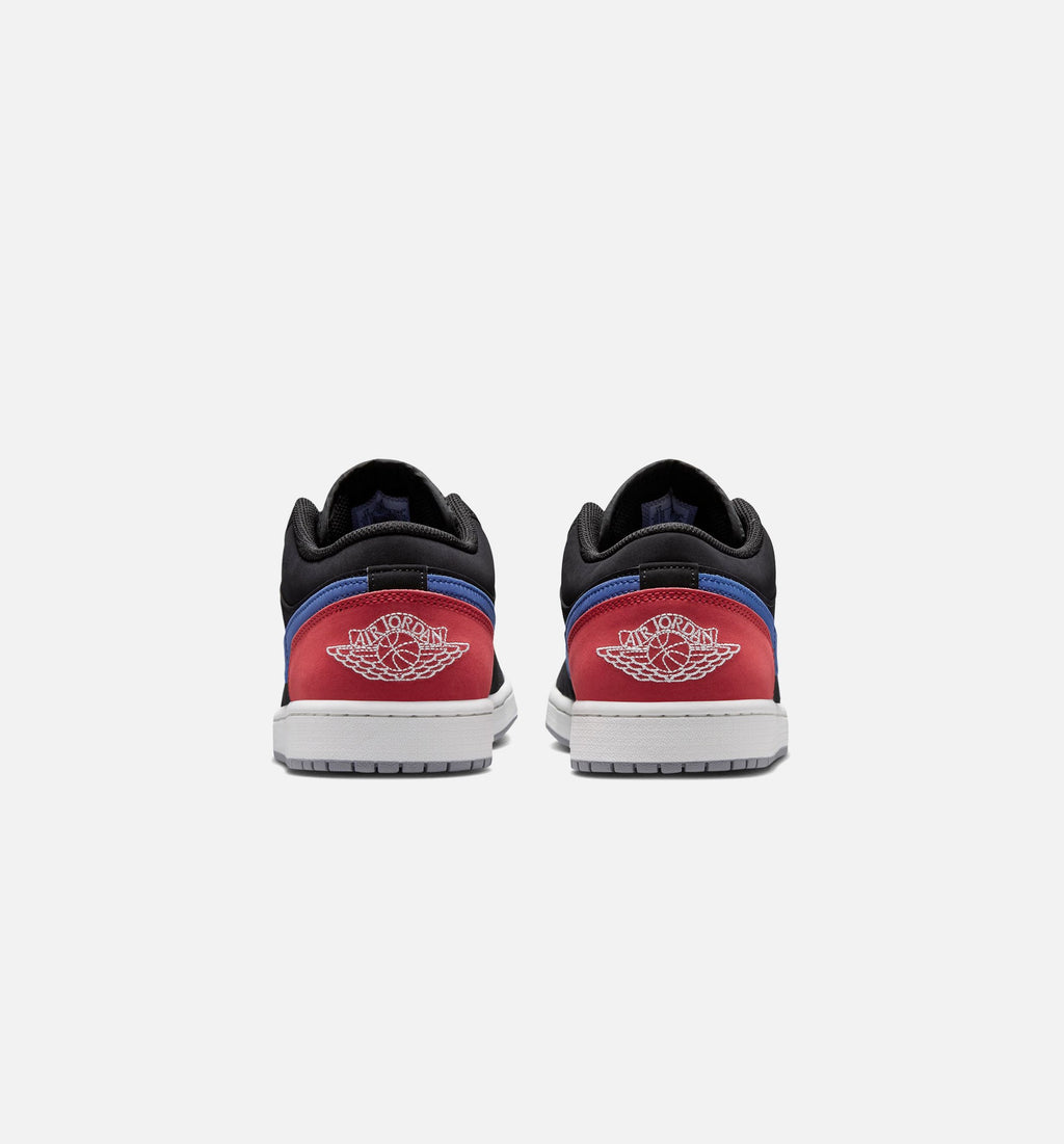 Air Jordan 1 Low Men's Shoe - Black/Summit White/True Blue/Varsity Red