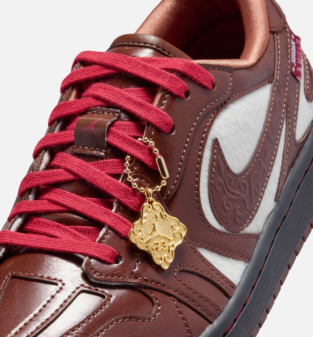 Air Jordan 1 Low Lunar New Year Women's Shoe - Light Chocolate/Black