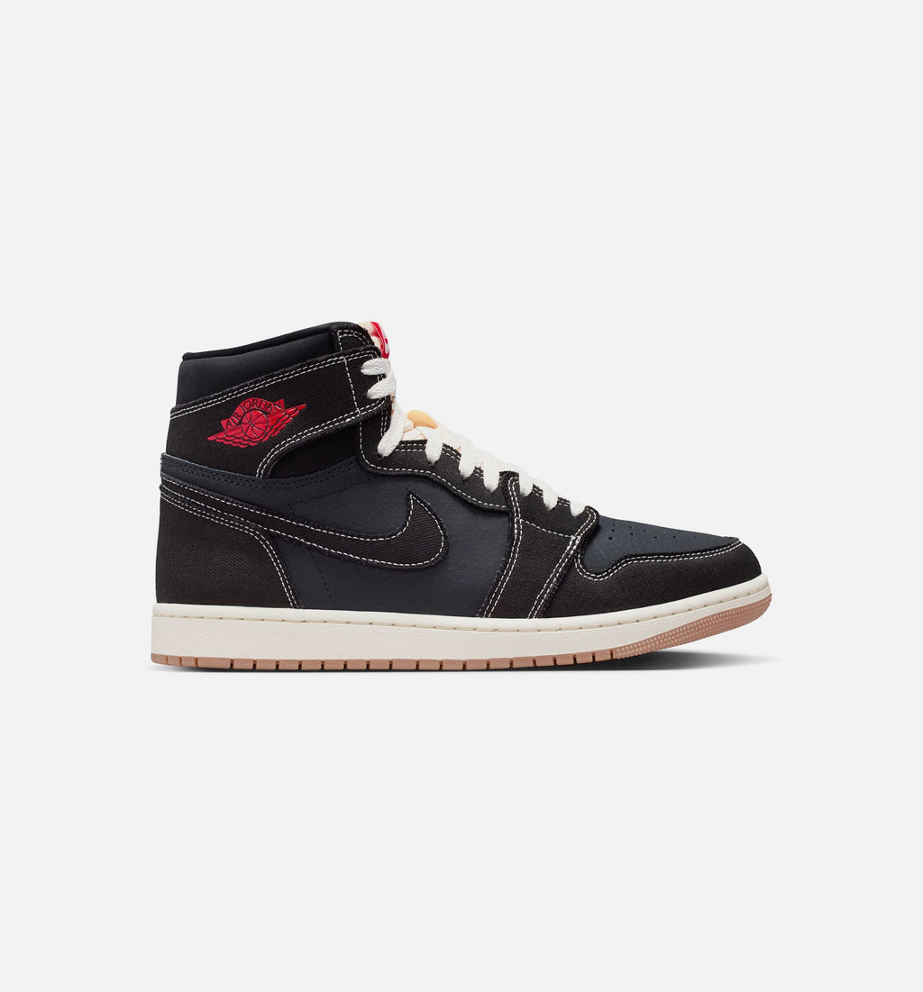 Air Jordan 1 Retro High OG Flight Club Men's Shoe - Black/University Red/Sail/Gum Medium Brown