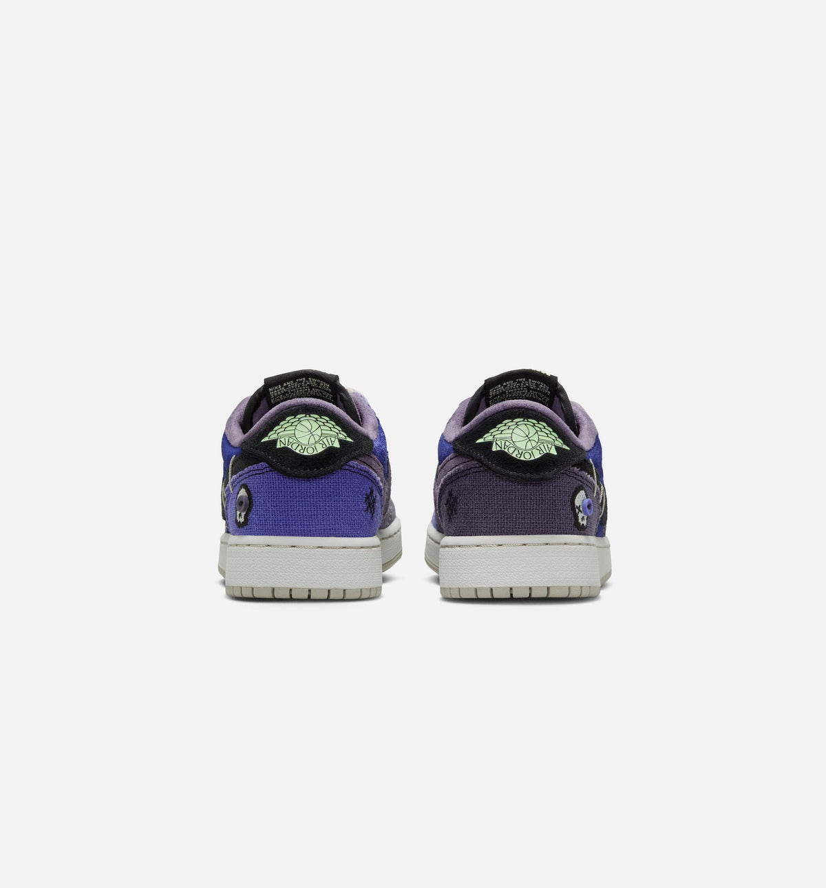Air Jordan 1 Low OG Grade School Shoe - Regency Purple/Vapor Green/Dark Raisin