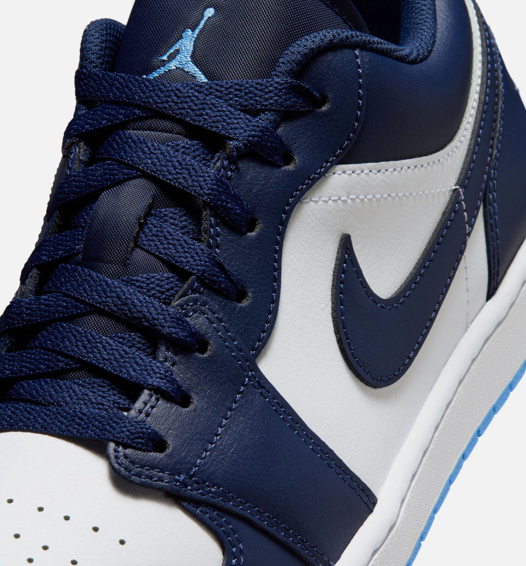 Air Jordan 1 Low Men's Shoe - Midnight Navy/University Blue/White