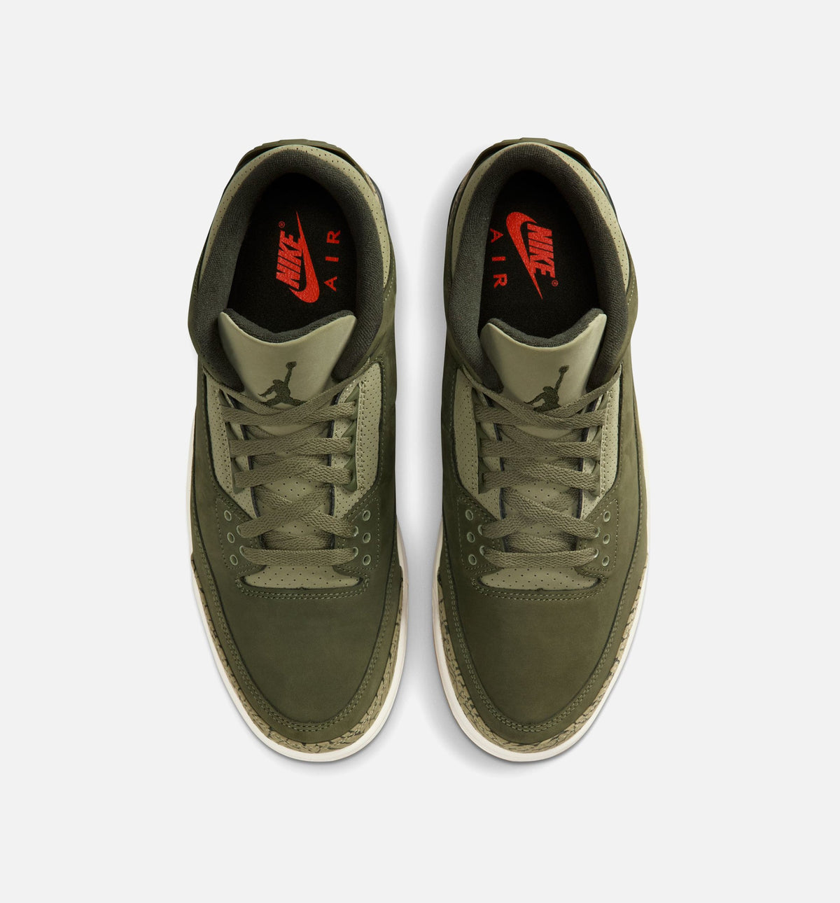 Air Jordan 3 Retro Medium Olive Men's Shoe - Medium Olive/Sequoia/Neutral Olive/Sail/Total Crimson