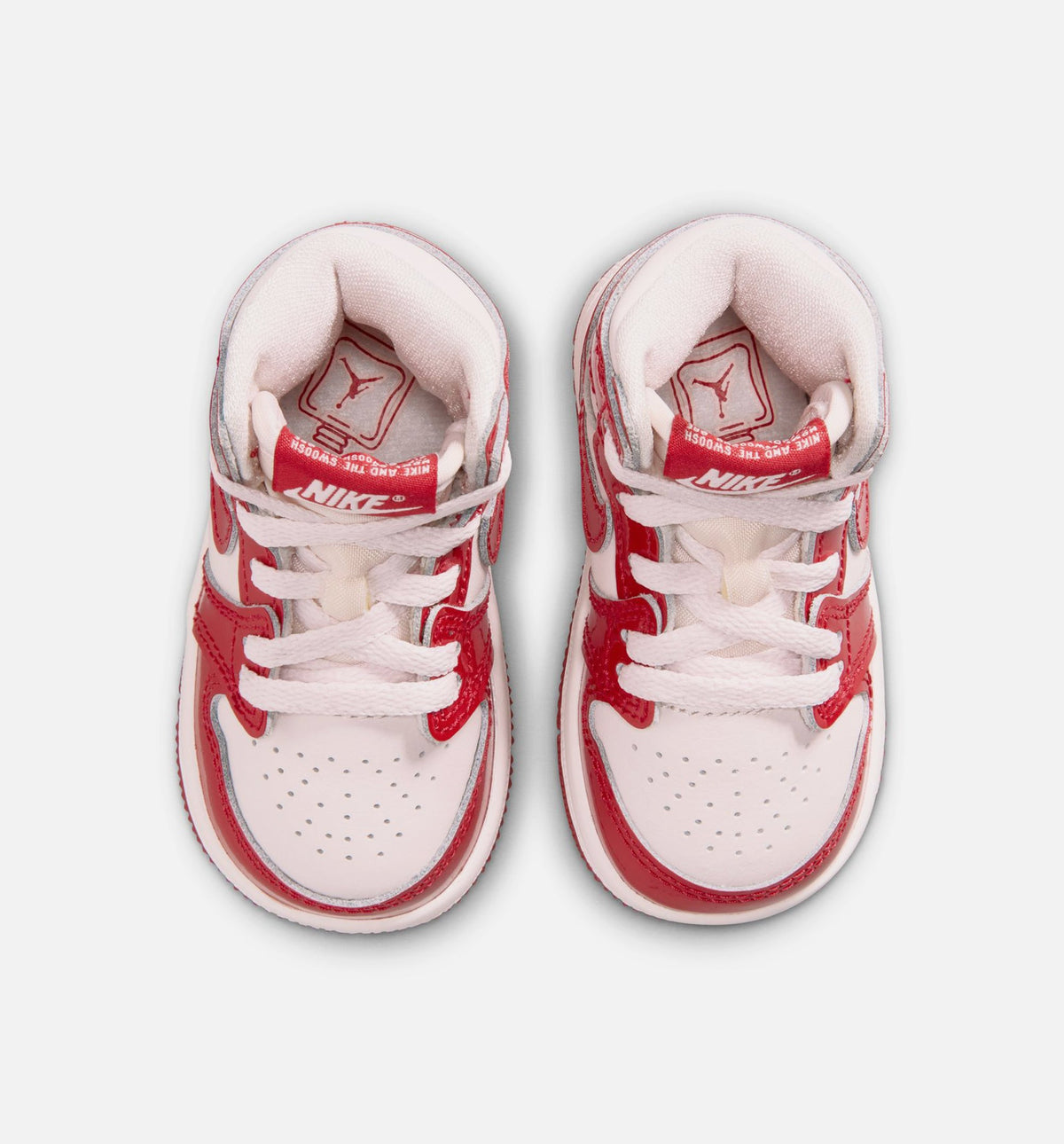 Air Jordan 1 Retro High OG Nails & Grails Infant/Toddler Shoe - University Red/Metallic Silver